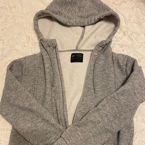 Figs Essential Hoodie XS Heather Grey